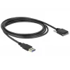 Cable USB DeLOCK 83599 USB 3.2 Gen 1 3 m USB A Micro-USB B negro