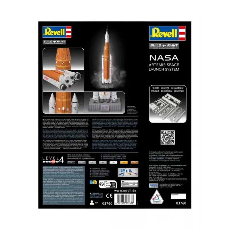 Maqueta de plástico Artemis Space Launch System