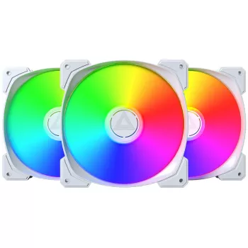 MONTECH HP140 ARGB PWM 140mm Blanco pack de 3