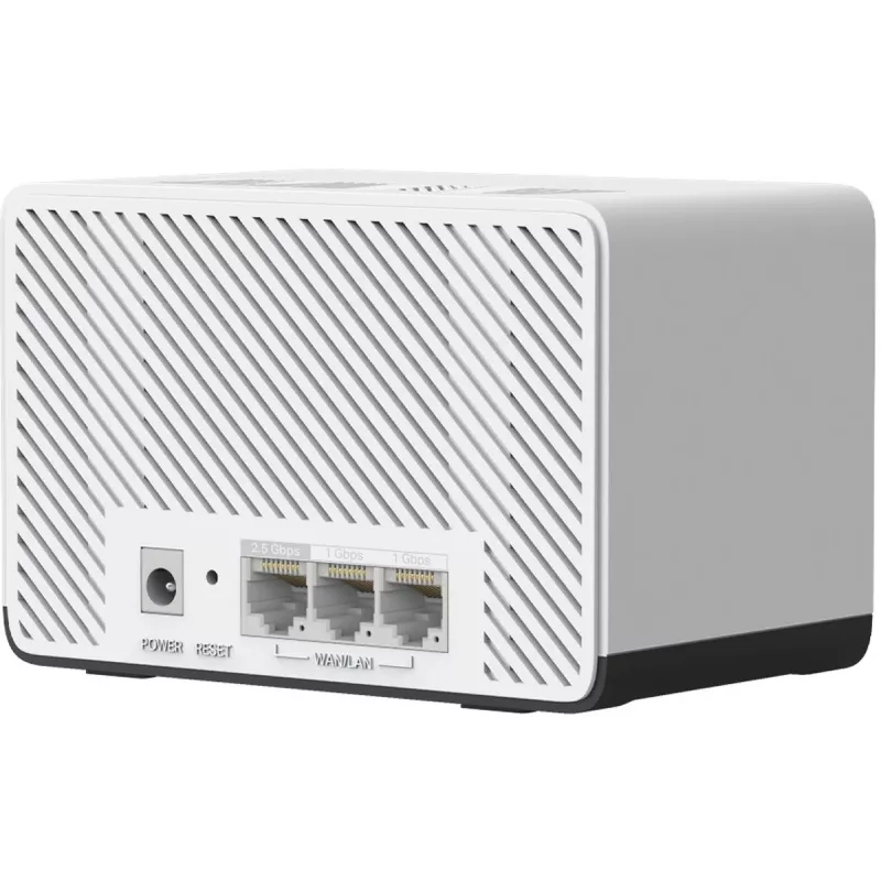 Sistema mesh MERCUSYS Halo H27BE doble banda Wi-Fi 6, pack de 2, 3x LAN, 3568 Mbit/s, antenas internas, blanco