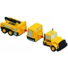 Set de vehículos Popular Playthings Mix or Match Vehicles Construction Negro Amarillo