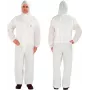 Buzo de protección desechable 3M 4515 XL — blanco, polipropileno SMS, adultos