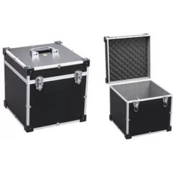 Maletín de herramientas allit AluPlus 14 — maletín de herramientas metálico portátil con perfiles de aluminio, modelo 421050, negro