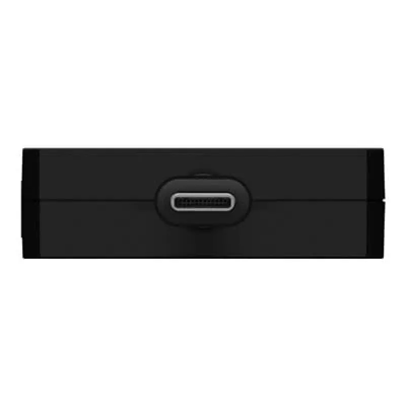 Linksys Belkin - Adaptador de vídeo - USB-C (M) a HD-15 (VGA), DVI-I, HDMI, DisplayPort (H) - compatible con 4K - negro (AVC003BTBK)