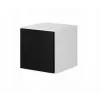Conjunto de muebles de salón Cama ROCO 13 (RO1 + 3xRO5) blanco/blanco/negro