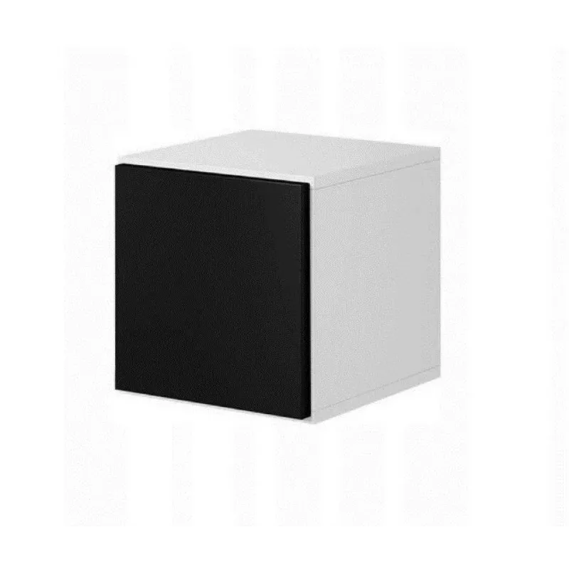 Conjunto de muebles de salón Cama ROCO 13 (RO1 + 3xRO5) blanco/blanco/negro