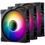 Ventilador de caja PHANTEKS M25G2-140 D-RGB Reverse Blade 140mm pack de 3 Negro
