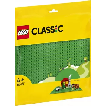 LEGO 11023 Classic Placa base verde cuadrada 32x32 tetones construcción césped base set de construcción y exposición individual