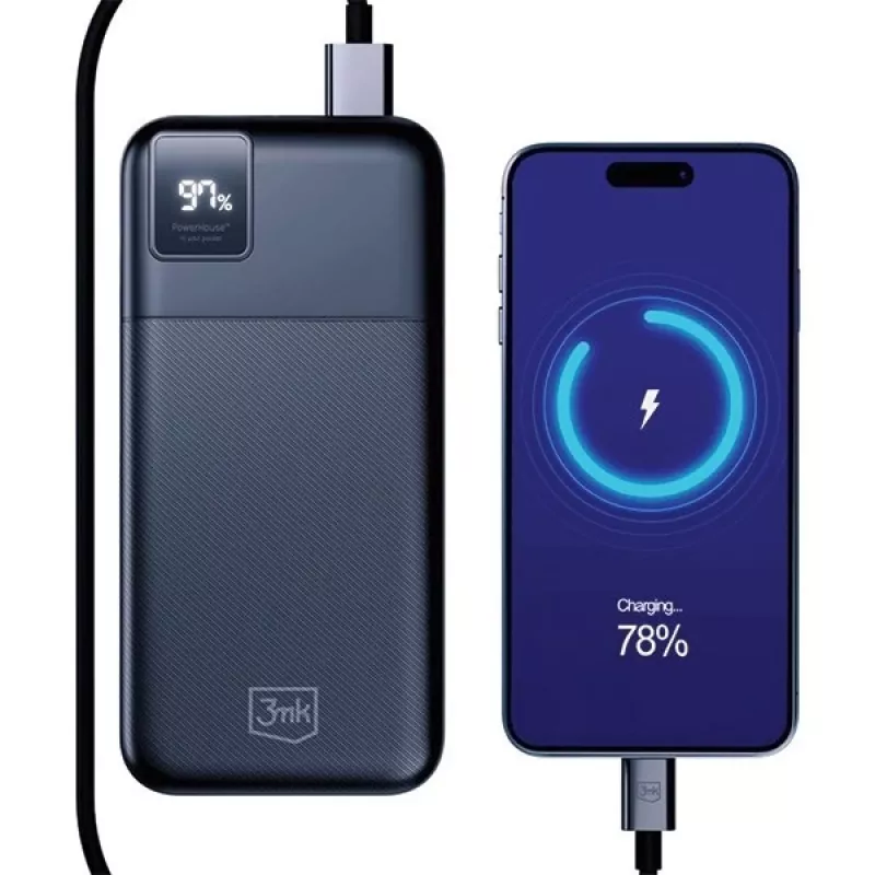 Batería externa portátil 3MK PowerHouse 20.000 mAh