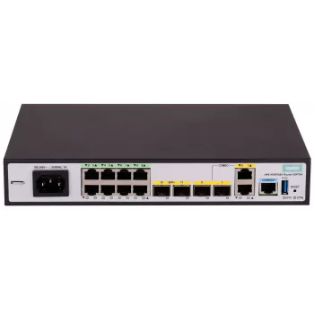 Hewlett Packard Enterprise HPE FlexNetwork MSR958X - Router 8-Port-Switch - 1GbE - puertos WAN: 6 - Wi-Fi - montaje en rack (S0P11A)