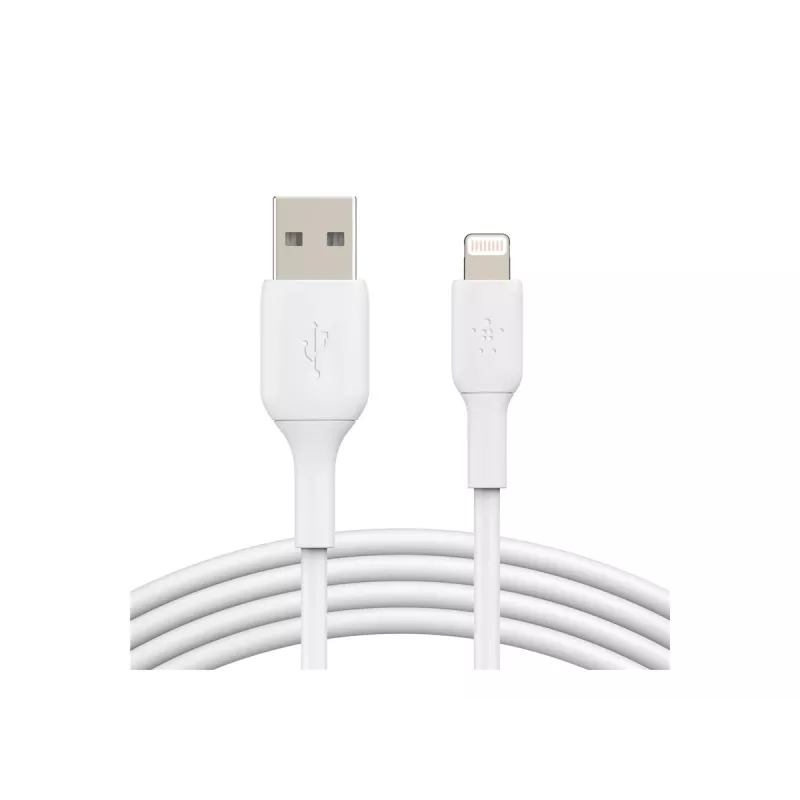 Cable Lightning Belkin CAA001BT3MWH 3 m blanco