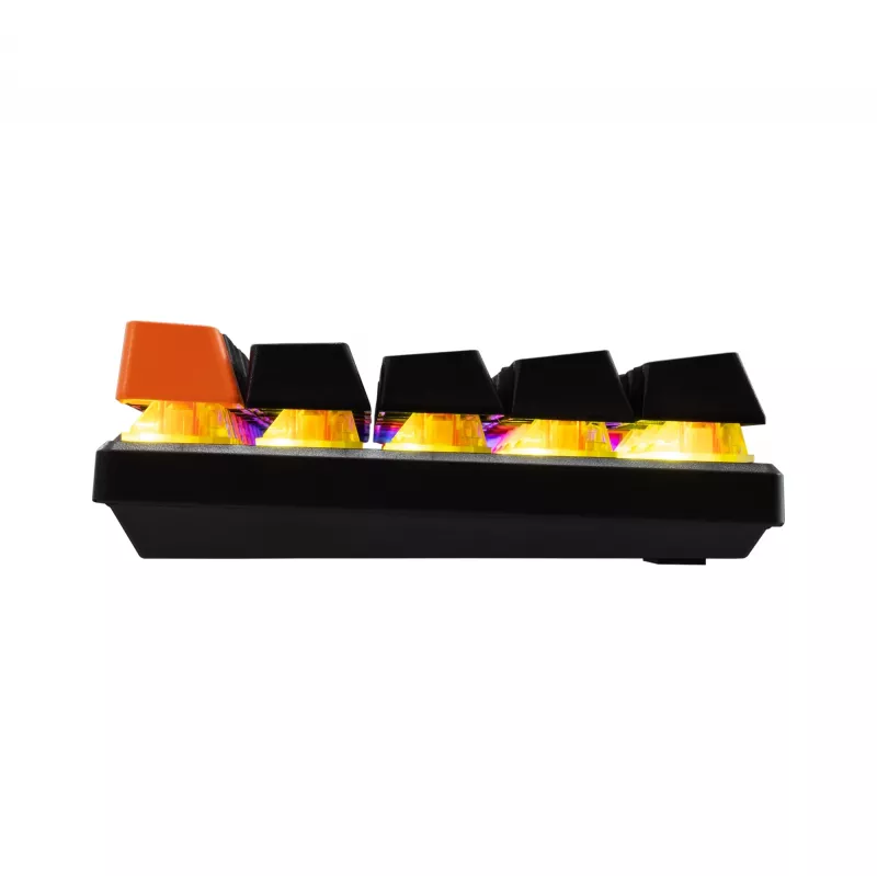 Teclado mecánico Baracuda Dolphin negro distribución US con switches red