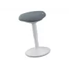 Silla de oficina Leitz 65440085 asiento acolchado gris estructura de plástico