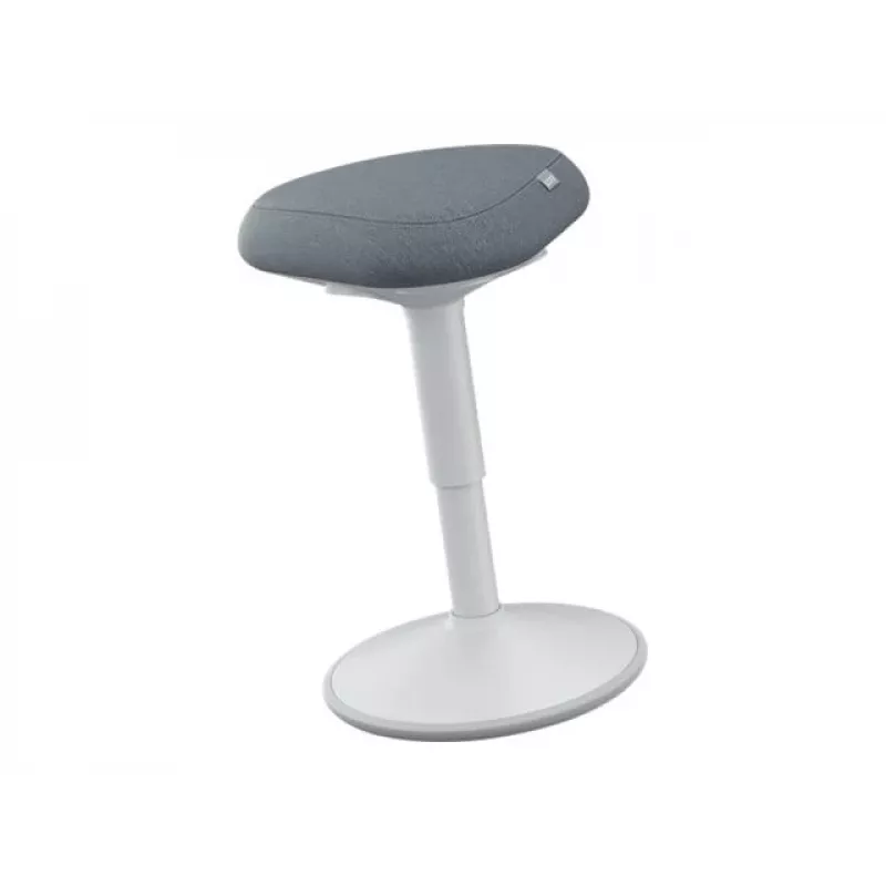 Silla de oficina Leitz 65440085 asiento acolchado gris estructura de plástico