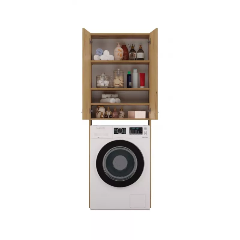 Armario de almacenamiento de baño Topeshop POLA DD ARTISAN roble
