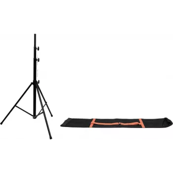 Set de soporte de iluminación EUROLITE LS-1 (acero) con bolsa de transporte