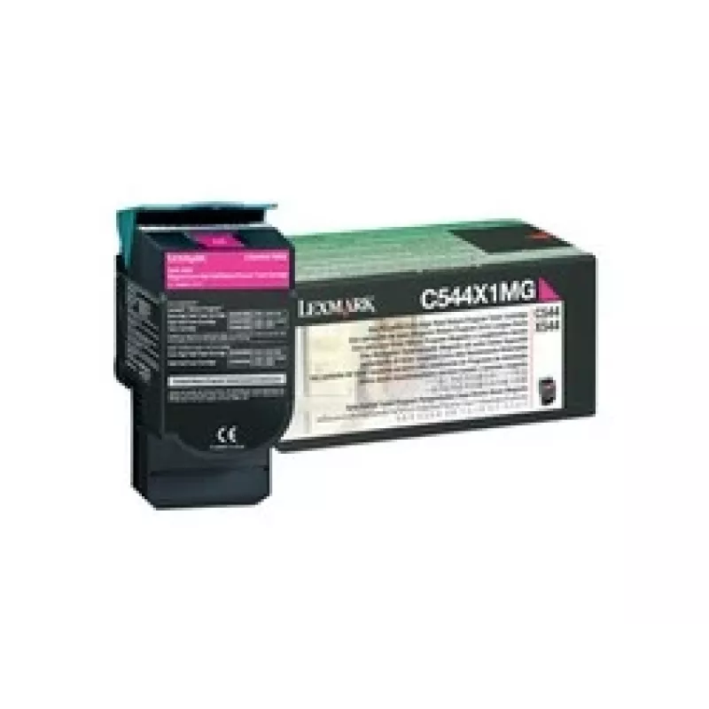 Lexmark C544X1MG cartucho de tóner para C544/C546/X544/X546/X548, magenta, 4000 páginas