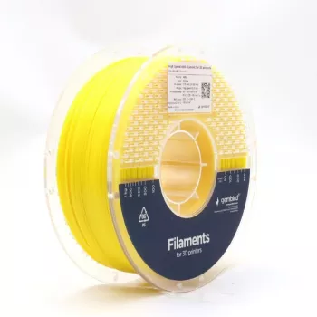 Filamento para impresión 3D Gembird ABS 1,75 mm amarillo 1 kg
