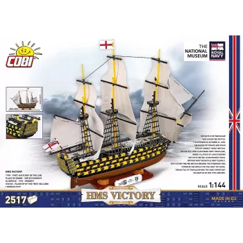 Set de construcción Cobi HMS Victory — 2.517 piezas, detallado modelo histórico de velero