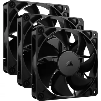 Ventilador Corsair RS120 12 cm Negro 420-2100 RPM 3 uds.
