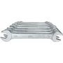 Gedore 6077380 juego de llaves fijas dobles, 8 uds, 6-17 mm, DIN 3110