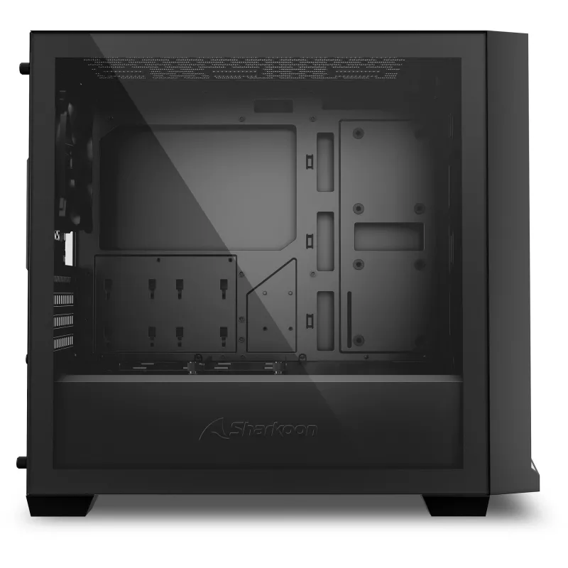 Caja de PC Sharkoon J1000 ARGB mATX — caja Mid-Tower Micro-ATX con iluminación ARGB