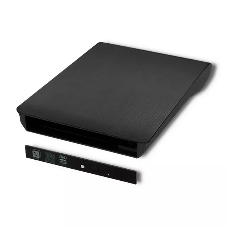 Carcasa para unidad óptica CD/DVD SATA, USB 3.0, 9,5 mm