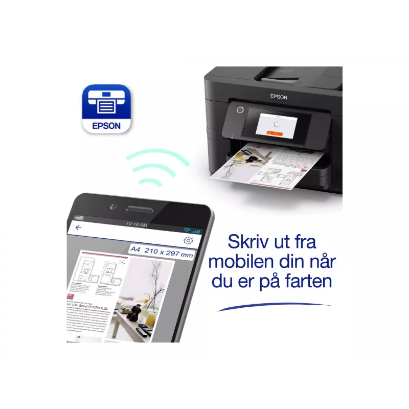 Epson WorkForce Pro WF-4825DWF Impresora de inyección de tinta A4 4800 x 2400 DPI 25 ppm Wi-Fi