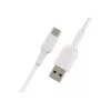 Cable USB Belkin CAB001BT1MWH2PK, blanco