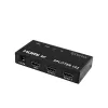 Divisor de vídeo HDMI SAVIO CL-42 — 2 salidas HDMI, 1920x1080, color de 36 bits, carcasa de metal, 5V/1A