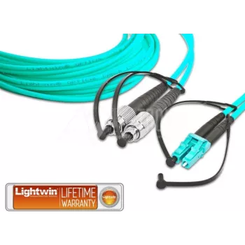 Lightwin LDP-50 FC-LC 5,0 OM3 cable de fibra óptica 5 m LSOH 2x FC 2x LC turquesa (LDP-50 FC-LC 5,0 OM3)