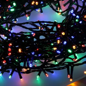 Guirnalda de luces LED Extralink 500 LEDs multicolor, 25 m, interior/exterior, modelo EX.73318