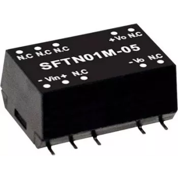 Fuente de alimentación MEAN WELL SFTN01M-05 1 W 5 V entrada 10,8-13,2 V