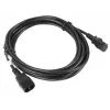 Cable de alimentación Lanberg C13-C14 VDE, 5 m distribuidor de corriente (ca-c13e-11cc-0050-bk)