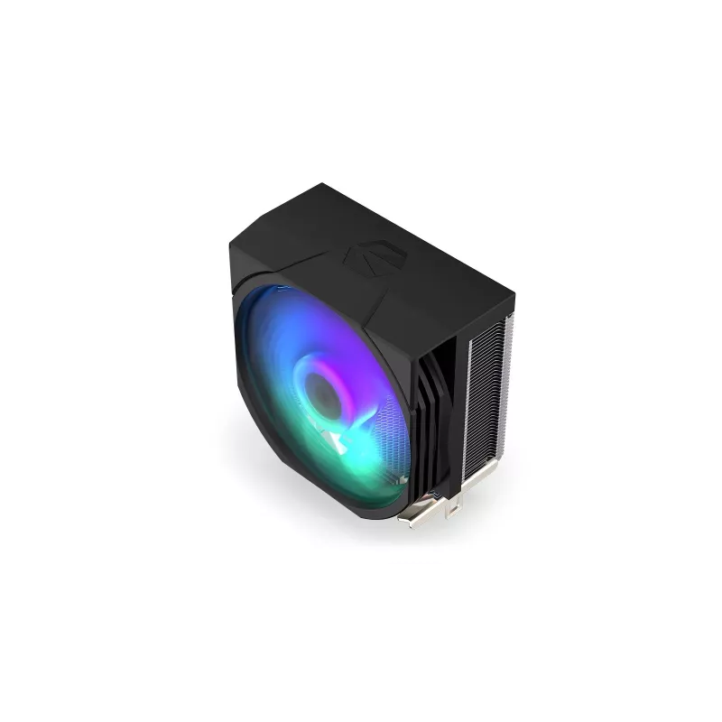 ENDORFY Spartan 5 ARGB, Disipador CPU, Ventilador Fluctus 120mm ARGB integrado, Iluminación LED ARGB brillante, Compatible con AM5, AM4, LGA1700, LGA1200,