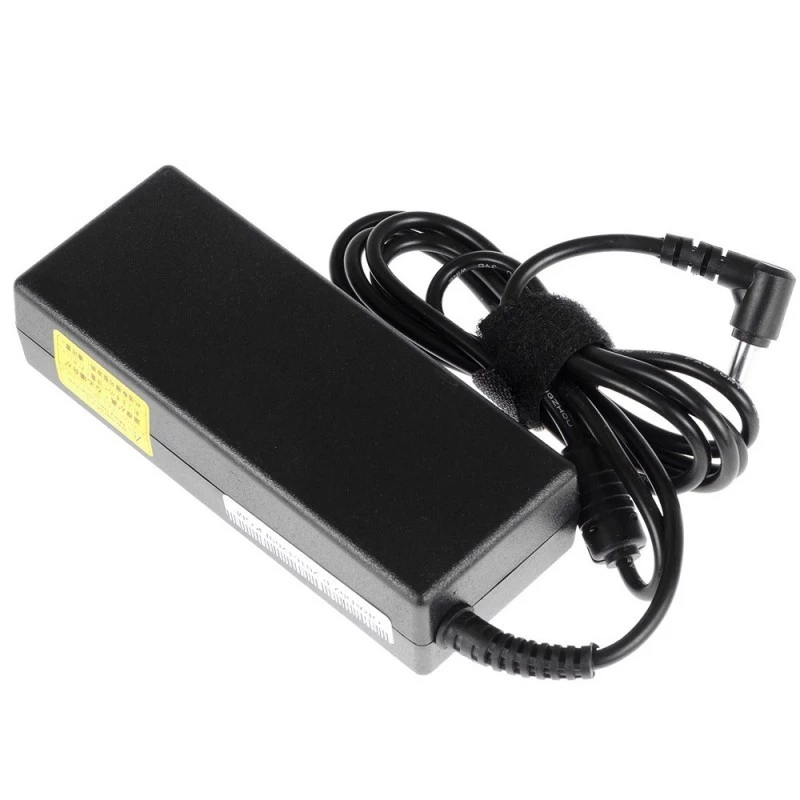 Adaptador de corriente para portátil Green Cell AD02P 90W 19V 4,74A de CA a CC para interior, negro