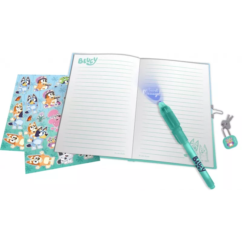 Diario con bolígrafo mágico Bluey