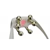 SKG H7 Ultra-E – Cabezales de masaje dorados, masaje combinado, masaje por compresión, masaje amasador, masaje por vibración, cuello, hombros, Dorado, Plástico, Botones, Batería