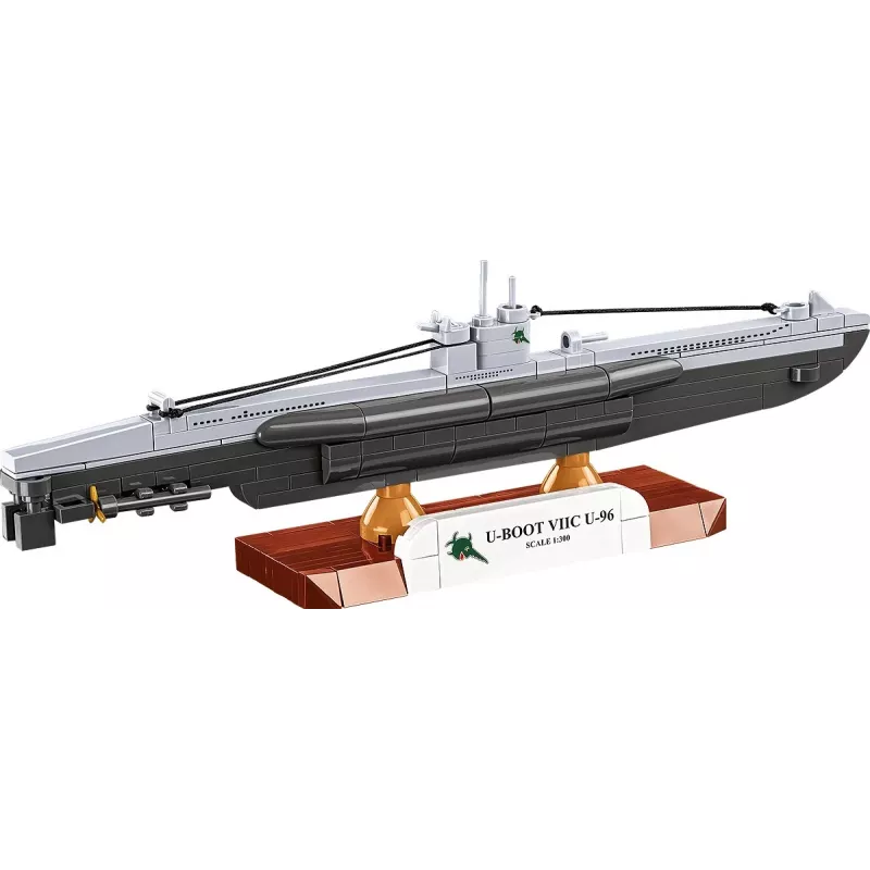 Modelo a escala de submarino Cobi Type VIIC 1:300, set 4857