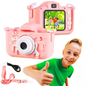 Cámara infantil Extralink KIDS CAMERA H29 Single, rosa