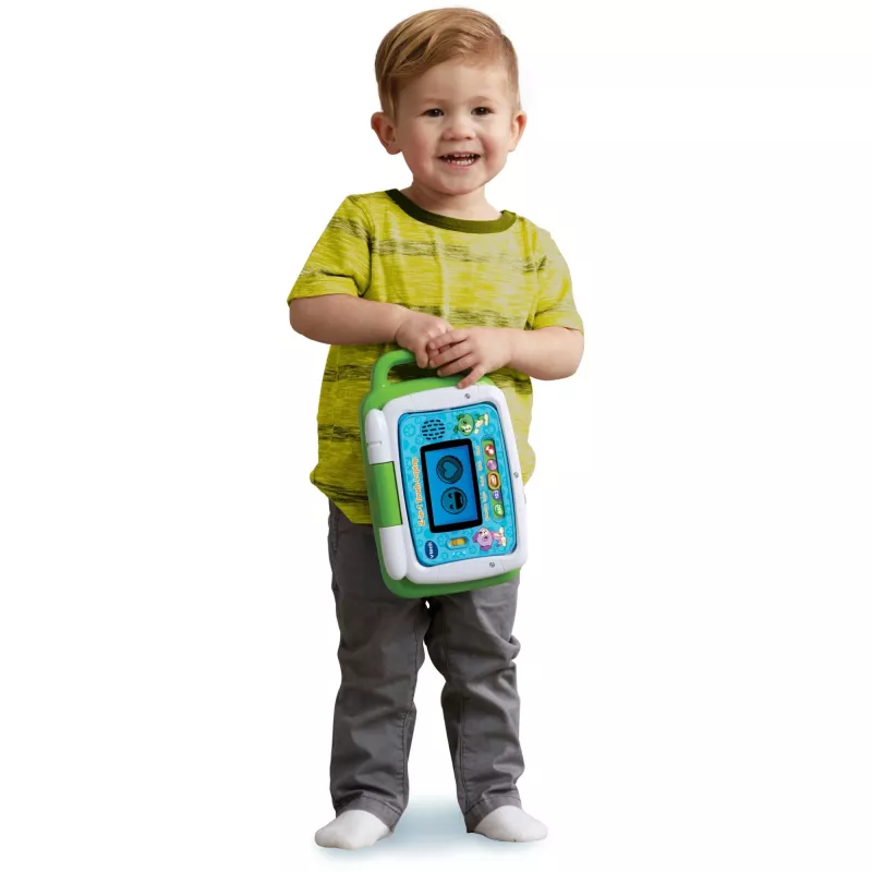 VTech ordenador educativo portátil táctil 2 en 1, verde/azul