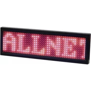Placa de identificación electrónica programable ALLNET Serial - color rojo (ALLNTAGRv2)
