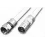 Cable coaxial Preisner FS-KK2015 1,5 m F blanco