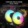 Ventilador Corsair RS140 ARGB 14 cm negro 330-1700 RPM