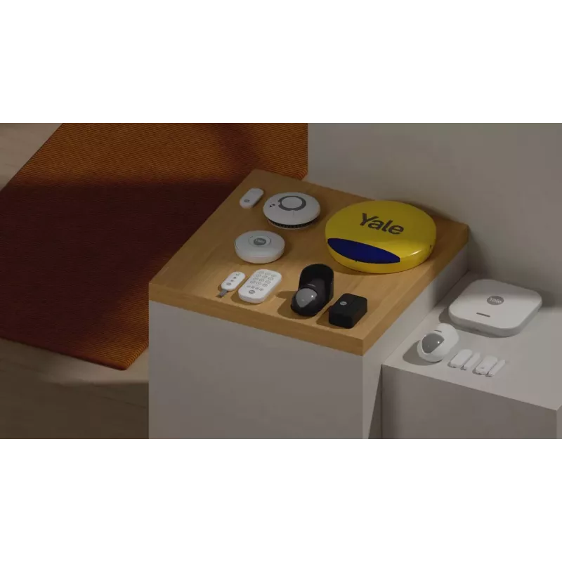 Sistema de alarma de seguridad Yale AL-SK1-1A-EU Wi-Fi blanco