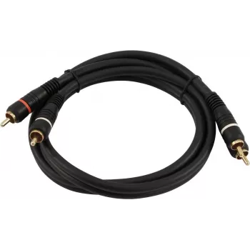 Cable de audio RCA (cinch) Omnitronic 30209352 2x2 0,3 m