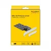 Tarjeta SATA y M.2 PCI Express DeLOCK 3 puertos SATA y 2 ranuras M.2 Key B