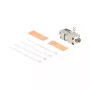 Acoplador de cable de red DeLOCK 88198 LSA a LSA Cat.6A STP 31,6 mm acero inoxidable