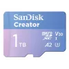 SanDisk Creator tarjeta de memoria microSD 1TB con altas velocidades de transferencia de hasta 190 MB/s
