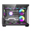 Caja de PC DarkFlash B275 PRO (negra) con 6 ventiladores preinstalados